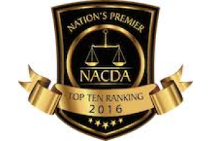 Nation's Premier / NACDA / Top Ten Ranking 2016 - Badge